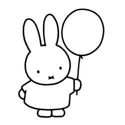 Dibujo para colorear: Miffy (Personajes de Dibujos Animados) #202757 - Dibujos para Colorear e Imprimir Gratis