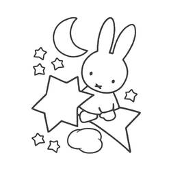 Dibujo para colorear: Miffy (Personajes de Dibujos Animados) #202759 - Dibujos para Colorear e Imprimir Gratis