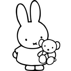 Dibujo para colorear: Miffy (Personajes de Dibujos Animados) #202761 - Dibujos para Colorear e Imprimir Gratis