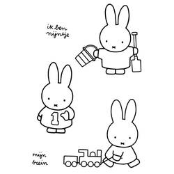 Dibujo para colorear: Miffy (Personajes de Dibujos Animados) #202765 - Dibujos para Colorear e Imprimir Gratis