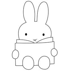 Dibujo para colorear: Miffy (Personajes de Dibujos Animados) #202769 - Dibujos para Colorear e Imprimir Gratis