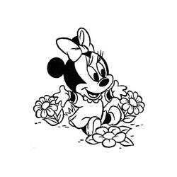 Dibujo para colorear: Minnie (Personajes de Dibujos Animados) #179505 - Dibujos para Colorear e Imprimir Gratis