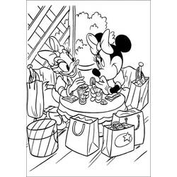 Dibujo para colorear: Minnie (Personajes de Dibujos Animados) #214932 - Dibujos para Colorear e Imprimir Gratis