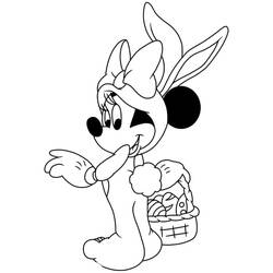 Dibujo para colorear: Minnie (Personajes de Dibujos Animados) #214937 - Dibujos para Colorear e Imprimir Gratis