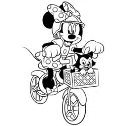 Dibujo para colorear: Minnie (Personajes de Dibujos Animados) #214938 - Dibujos para Colorear e Imprimir Gratis
