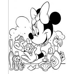 Dibujo para colorear: Minnie (Personajes de Dibujos Animados) #214945 - Dibujos para Colorear e Imprimir Gratis