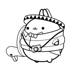 Dibujo para colorear: Molang (Personajes de Dibujos Animados) #209159 - Dibujos para Colorear e Imprimir Gratis