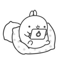 Dibujo para colorear: Molang (Personajes de Dibujos Animados) #209160 - Dibujos para Colorear e Imprimir Gratis