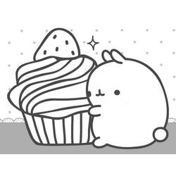 Dibujo para colorear: Molang (Personajes de Dibujos Animados) #209167 - Dibujos para Colorear e Imprimir Gratis