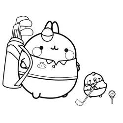 Dibujo Molang (Personajes de Dibujos Animados) #209180 para imprimir y colorear