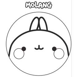 Dibujo para colorear: Molang (Personajes de Dibujos Animados) #209183 - Dibujos para Colorear e Imprimir Gratis