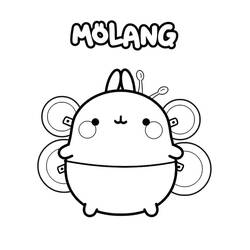 Dibujo para colorear: Molang (Personajes de Dibujos Animados) #209188 - Dibujos para Colorear e Imprimir Gratis