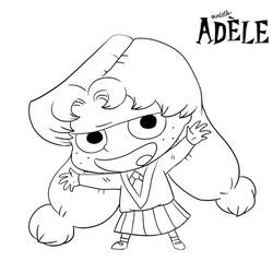 Dibujo para colorear: Mortelle Adele (Personajes de Dibujos Animados) #178645 - Dibujos para Colorear e Imprimir Gratis