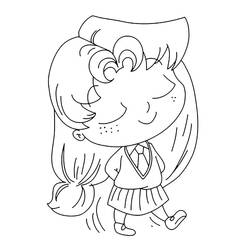 Dibujos para colorear: Mortelle Adele - Dibujos para Colorear e Imprimir Gratis