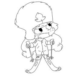 Dibujo para colorear: Mortelle Adele (Personajes de Dibujos Animados) #178651 - Dibujos para Colorear e Imprimir Gratis