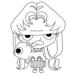 Dibujo para colorear: Mortelle Adele (Personajes de Dibujos Animados) #178655 - Dibujos para Colorear e Imprimir Gratis