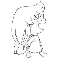 Dibujo para colorear: Mortelle Adele (Personajes de Dibujos Animados) #178656 - Dibujos para Colorear e Imprimir Gratis