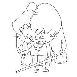 Dibujo para colorear: Mortelle Adele (Personajes de Dibujos Animados) #178658 - Dibujos para Colorear e Imprimir Gratis