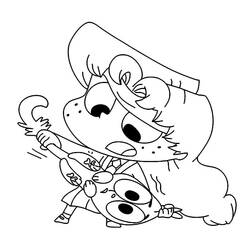 Dibujo para colorear: Mortelle Adele (Personajes de Dibujos Animados) #178659 - Dibujos para Colorear e Imprimir Gratis