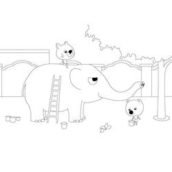 Dibujo para colorear: Mouk (Personajes de Dibujos Animados) #213016 - Dibujos para Colorear e Imprimir Gratis