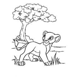 Dibujos para colorear: Nala - Dibujos para Colorear e Imprimir Gratis