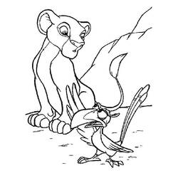 Dibujo para colorear: Nala (Personajes de Dibujos Animados) #180399 - Dibujos para Colorear e Imprimir Gratis