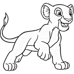 Dibujo para colorear: Nala (Personajes de Dibujos Animados) #180404 - Dibujos para Colorear e Imprimir Gratis