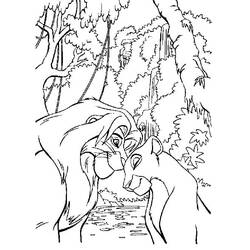 Dibujo para colorear: Nala (Personajes de Dibujos Animados) #180405 - Dibujos para Colorear e Imprimir Gratis