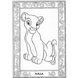 Dibujo para colorear: Nala (Personajes de Dibujos Animados) #180415 - Dibujos para Colorear e Imprimir Gratis