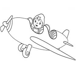 Dibujo para colorear: Noddy (Personajes de Dibujos Animados) #44545 - Dibujos para Colorear e Imprimir Gratis