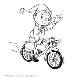 Dibujo para colorear: Noddy (Personajes de Dibujos Animados) #44552 - Dibujos para Colorear e Imprimir Gratis