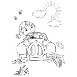 Dibujo para colorear: Noddy (Personajes de Dibujos Animados) #44563 - Dibujos para Colorear e Imprimir Gratis