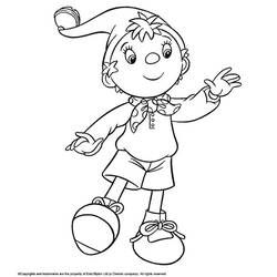 Dibujo para colorear: Noddy (Personajes de Dibujos Animados) #44566 - Dibujos para Colorear e Imprimir Gratis