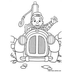 Dibujo para colorear: Noddy (Personajes de Dibujos Animados) #44638 - Dibujos para Colorear e Imprimir Gratis