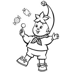 Dibujo para colorear: Noddy (Personajes de Dibujos Animados) #44640 - Dibujos para Colorear e Imprimir Gratis