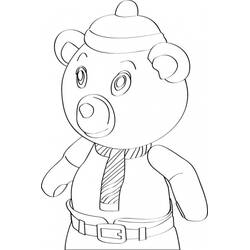 Dibujo para colorear: Noddy (Personajes de Dibujos Animados) #44659 - Dibujos para Colorear e Imprimir Gratis