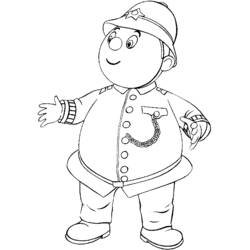 Dibujo para colorear: Noddy (Personajes de Dibujos Animados) #44670 - Dibujos para Colorear e Imprimir Gratis