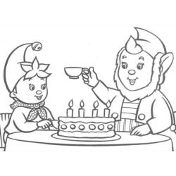 Dibujo para colorear: Noddy (Personajes de Dibujos Animados) #44699 - Dibujos para Colorear e Imprimir Gratis