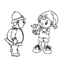 Dibujo para colorear: Noddy (Personajes de Dibujos Animados) #44705 - Dibujos para Colorear e Imprimir Gratis