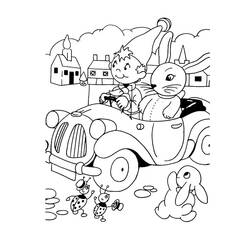 Dibujo para colorear: Noddy (Personajes de Dibujos Animados) #44715 - Dibujos para Colorear e Imprimir Gratis