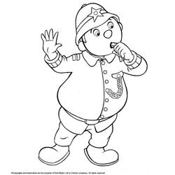 Dibujo para colorear: Noddy (Personajes de Dibujos Animados) #44722 - Dibujos para Colorear e Imprimir Gratis