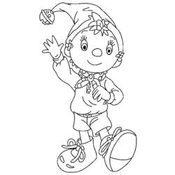 Dibujo para colorear: Noddy (Personajes de Dibujos Animados) #44740 - Dibujos para Colorear e Imprimir Gratis