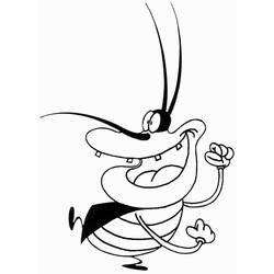 Dibujo para colorear: Oggy (Personajes de Dibujos Animados) #178489 - Dibujos para Colorear e Imprimir Gratis