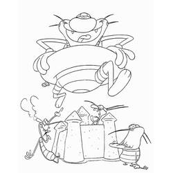 Dibujo para colorear: Oggy (Personajes de Dibujos Animados) #178501 - Dibujos para Colorear e Imprimir Gratis