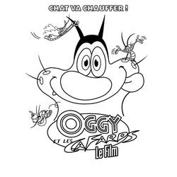 Dibujo para colorear: Oggy (Personajes de Dibujos Animados) #178509 - Dibujos para Colorear e Imprimir Gratis