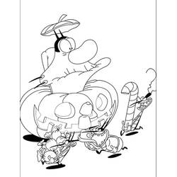 Dibujo para colorear: Oggy (Personajes de Dibujos Animados) #178510 - Dibujos para Colorear e Imprimir Gratis