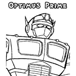 Dibujo para colorear: Optimus Prime (Personajes de Dibujos Animados) #214257 - Dibujos para Colorear e Imprimir Gratis