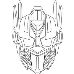 Dibujo para colorear: Optimus Prime (Personajes de Dibujos Animados) #214259 - Dibujos para Colorear e Imprimir Gratis