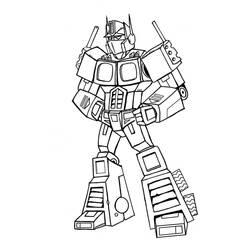 Dibujo para colorear: Optimus Prime (Personajes de Dibujos Animados) #214261 - Dibujos para Colorear e Imprimir Gratis