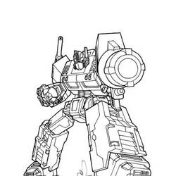 Dibujo para colorear: Optimus Prime (Personajes de Dibujos Animados) #214264 - Dibujos para Colorear e Imprimir Gratis